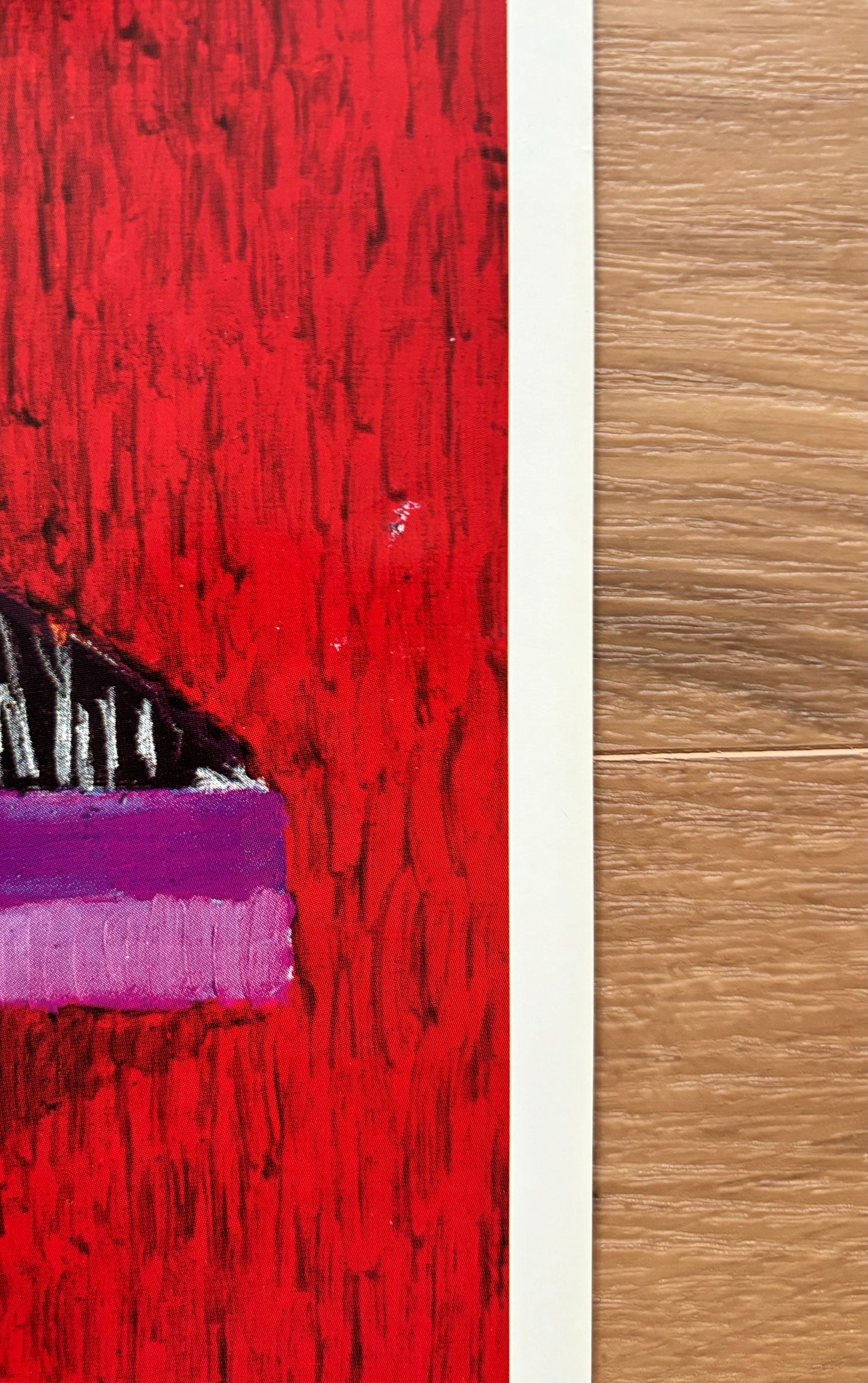 David Hockney original art poster used - 21.6"×27.5" (55×70cm)