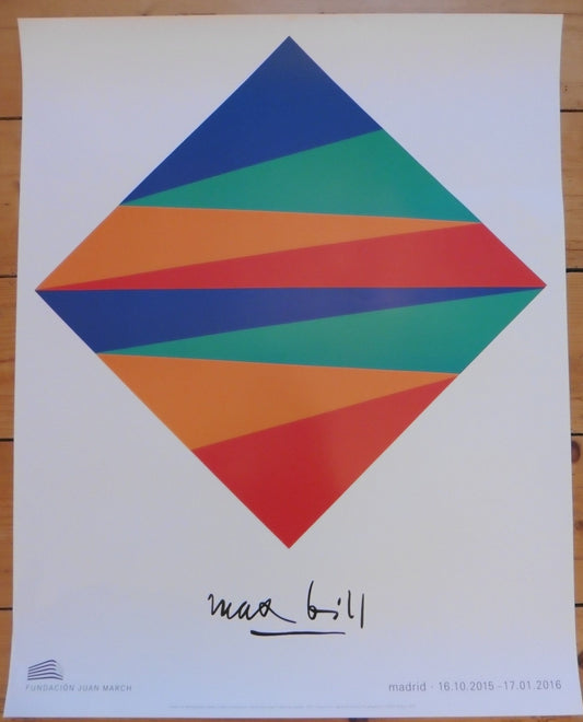 Max Bill original Art Poster - 23.6"×29.5" (60×75cm)