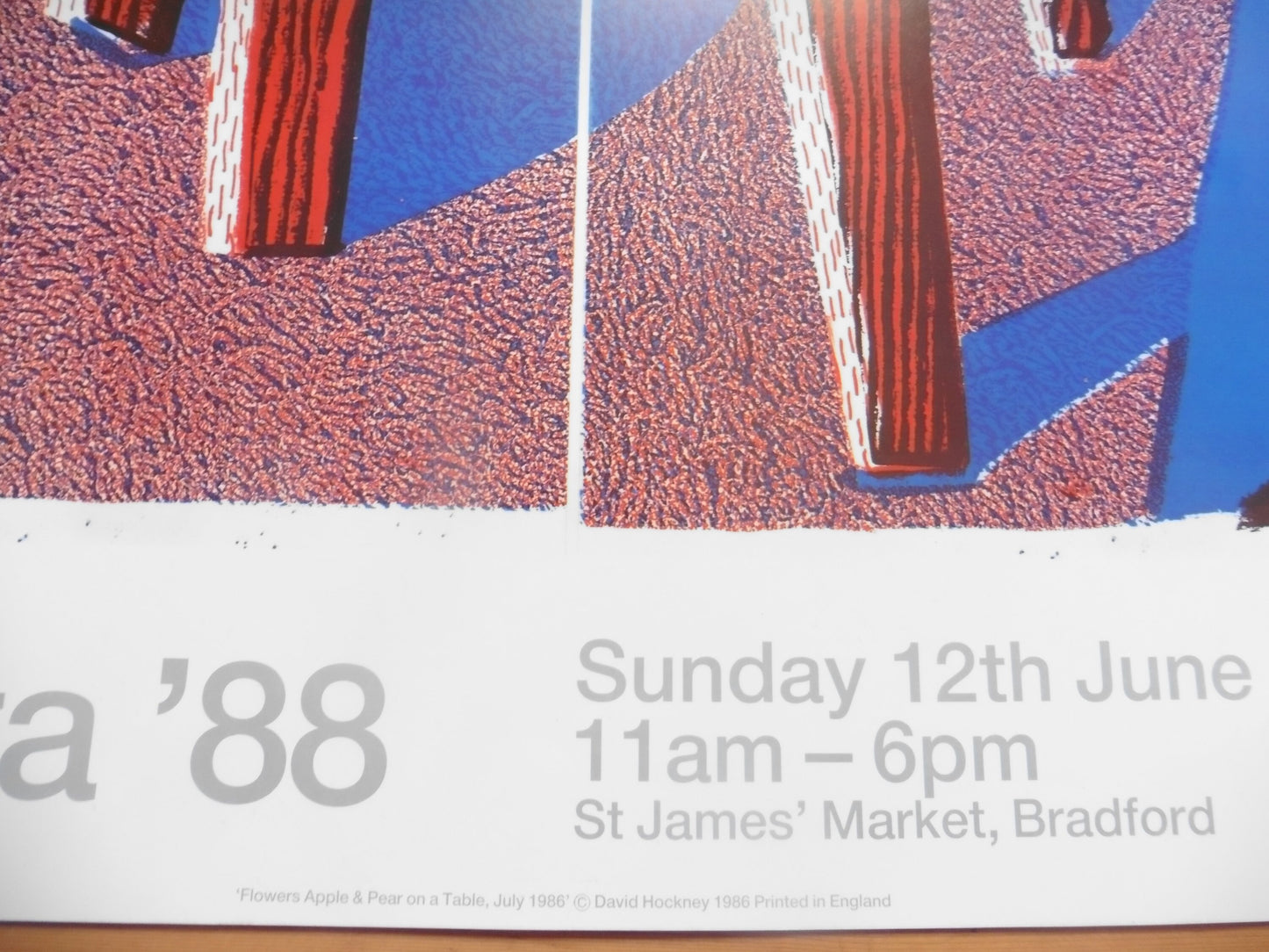 David Hockney original art poster - 16.9"×24.8" (42.8×63cm)