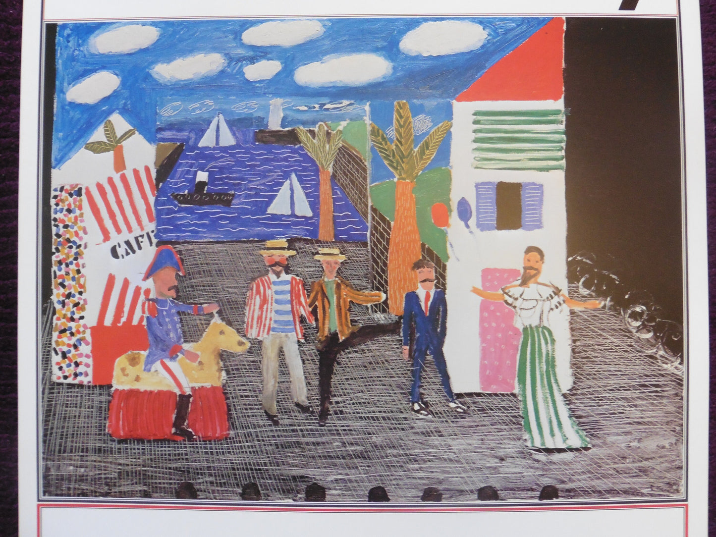 David Hockney original art poster - 17.0"×24.5" (43.2×62.2cm)