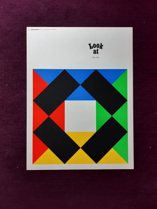 Max Bill original art poster - 26.4"×35.4" (67×90cm)