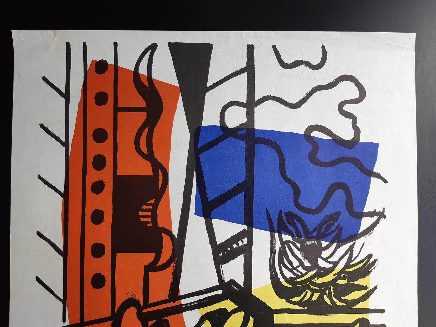 Fernand Léger original art poster - 18.8"×26.2" (47.8×66.5cm)