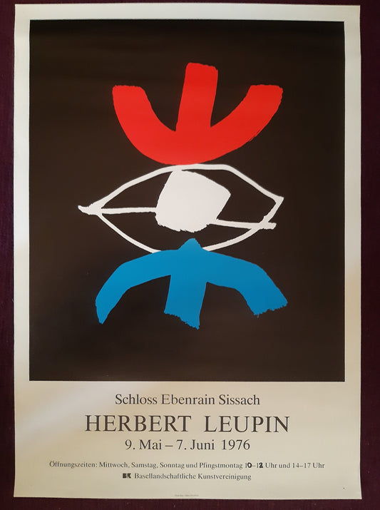 Herbert Leupin original art poster - 17.7"×25.2" (45×64cm)