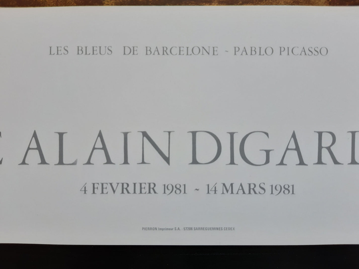 Pablo Picasso original art poster - 23.6"×31.5" (60×80cm)