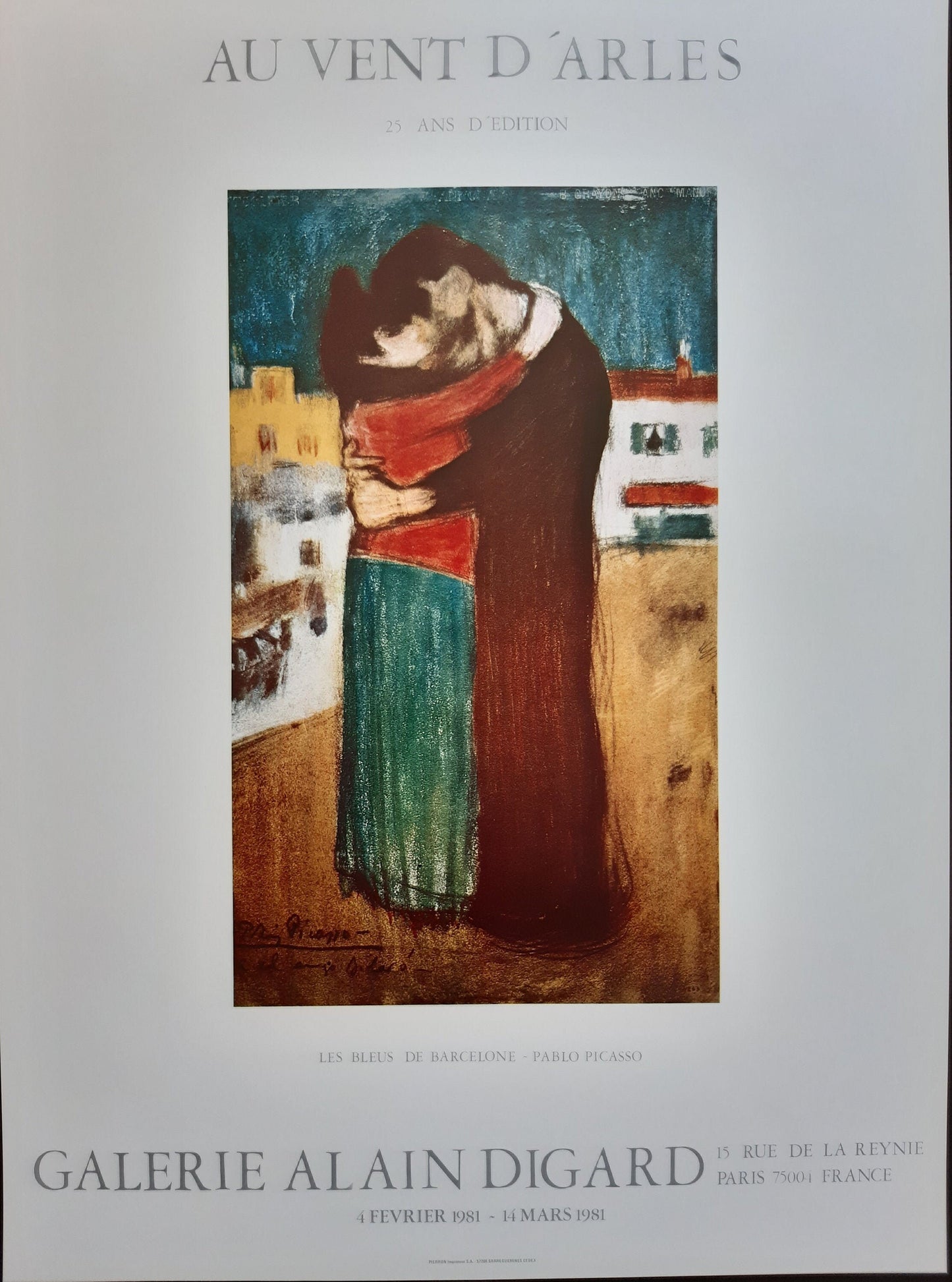 Pablo Picasso original art poster - 23.6"×31.5" (60×80cm)