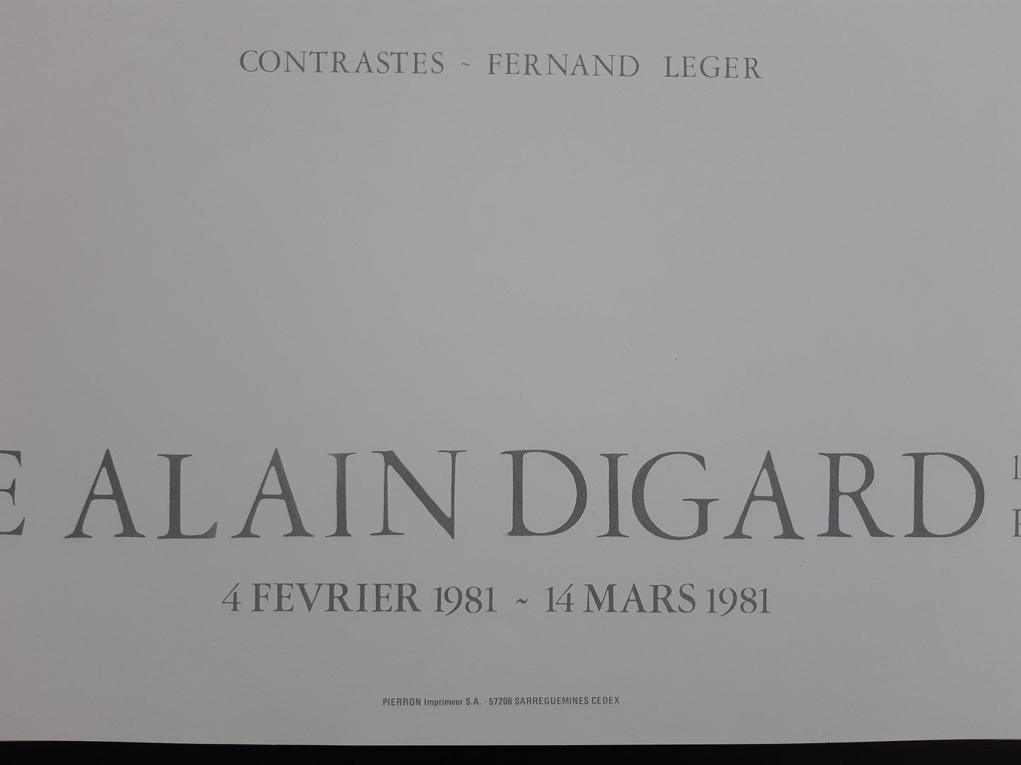 Fernand Léger original art poster - 23.6"×31.5" (60×80cm)