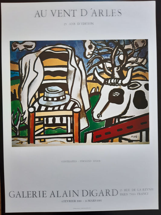 Fernand Léger original art poster - 23.6"×31.5" (60×80cm)