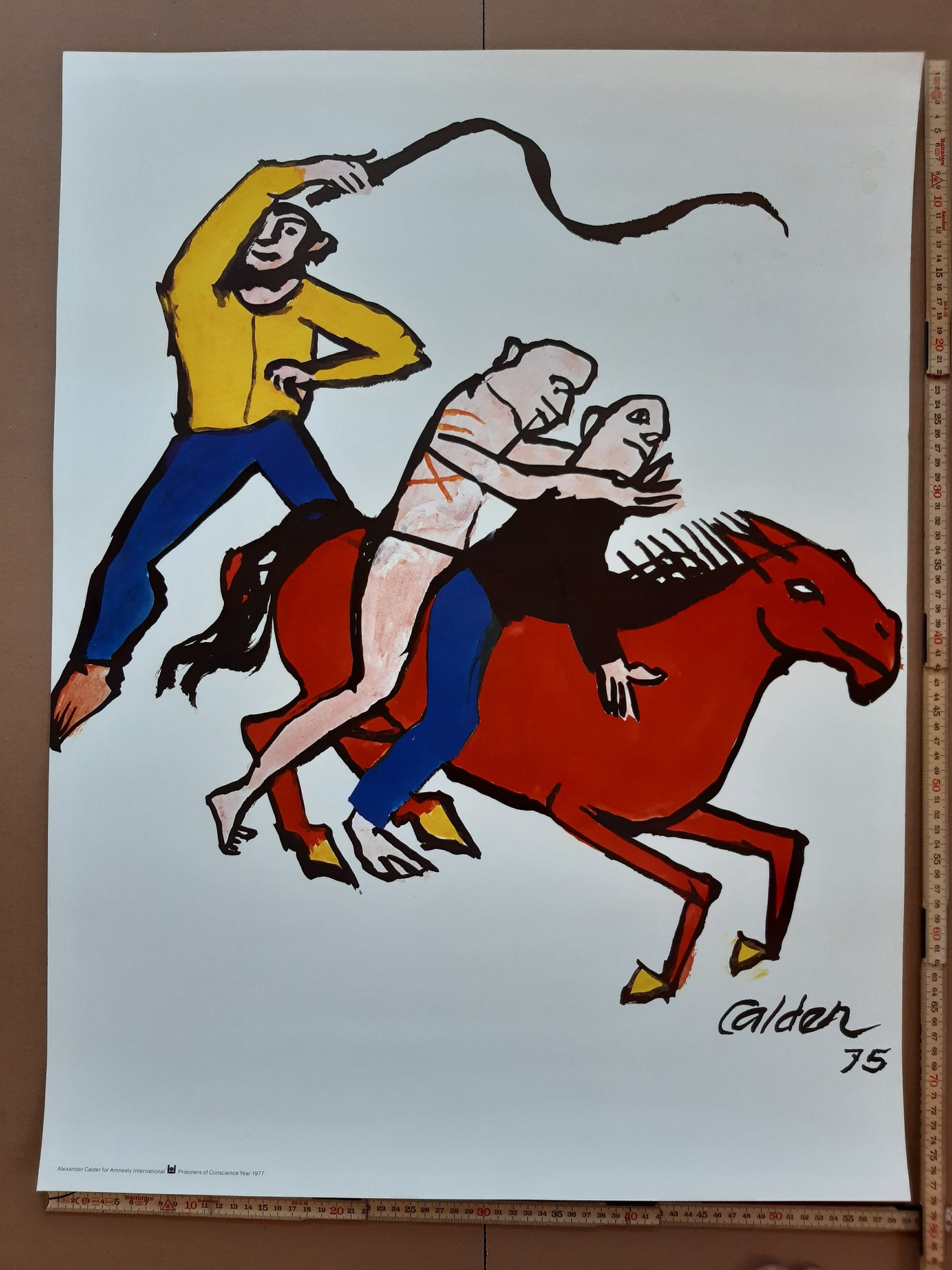 Amnesty International original poster Calder - 23.2"×30.7" (59×78cm)