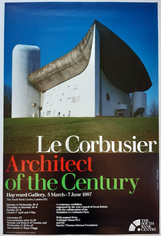 Le Corbusier original art poster - 20.1"×29.5" (51×75cm)