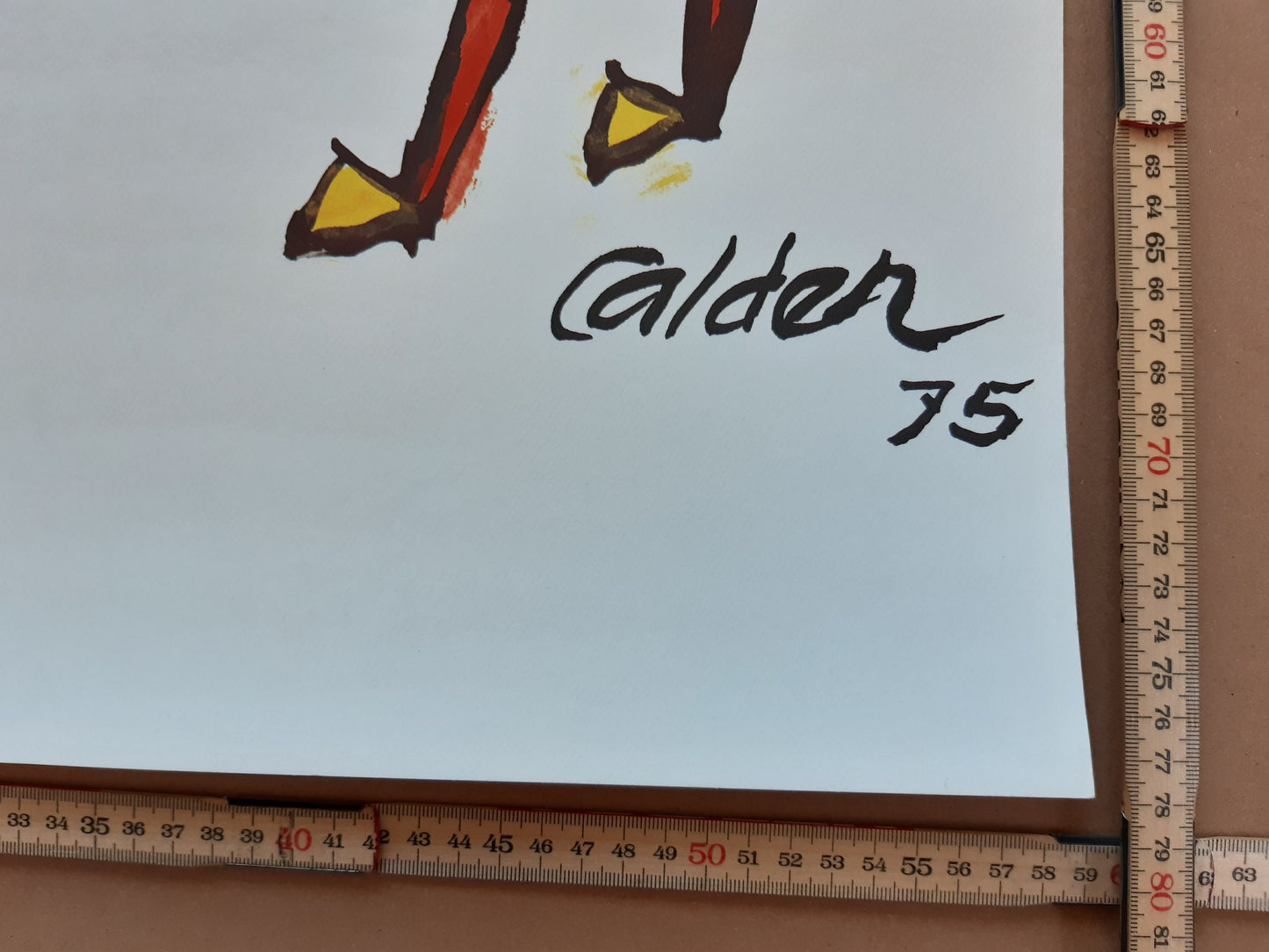 Amnesty International original poster Calder - 23.2"×30.7" (59×78cm)