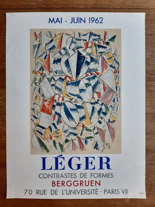 Fernand Léger original art poster - 17.9"×23.8" (45.5×60.5cm)