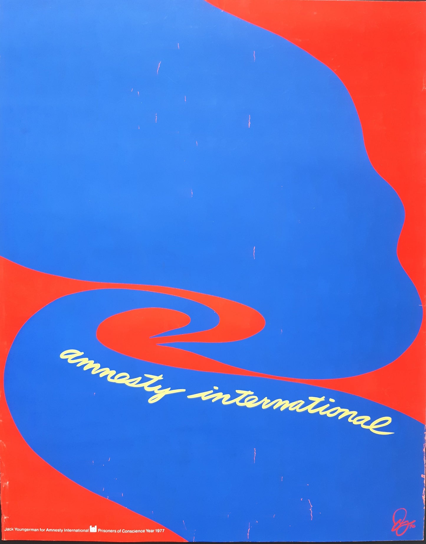 Amnesty International Youngerman original poster - 25.3"×31.9" (64.2×81cm)