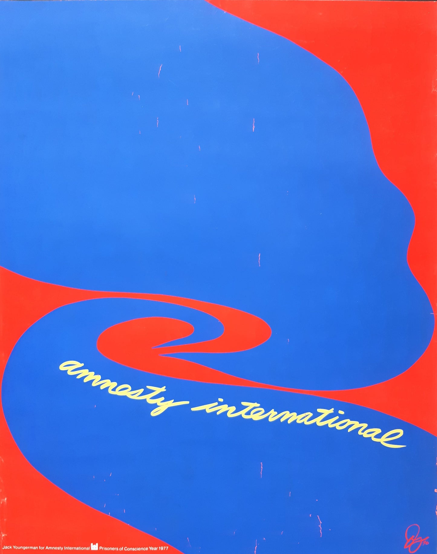 Amnesty International Youngerman original poster - 25.3"×31.9" (64.2×81cm)