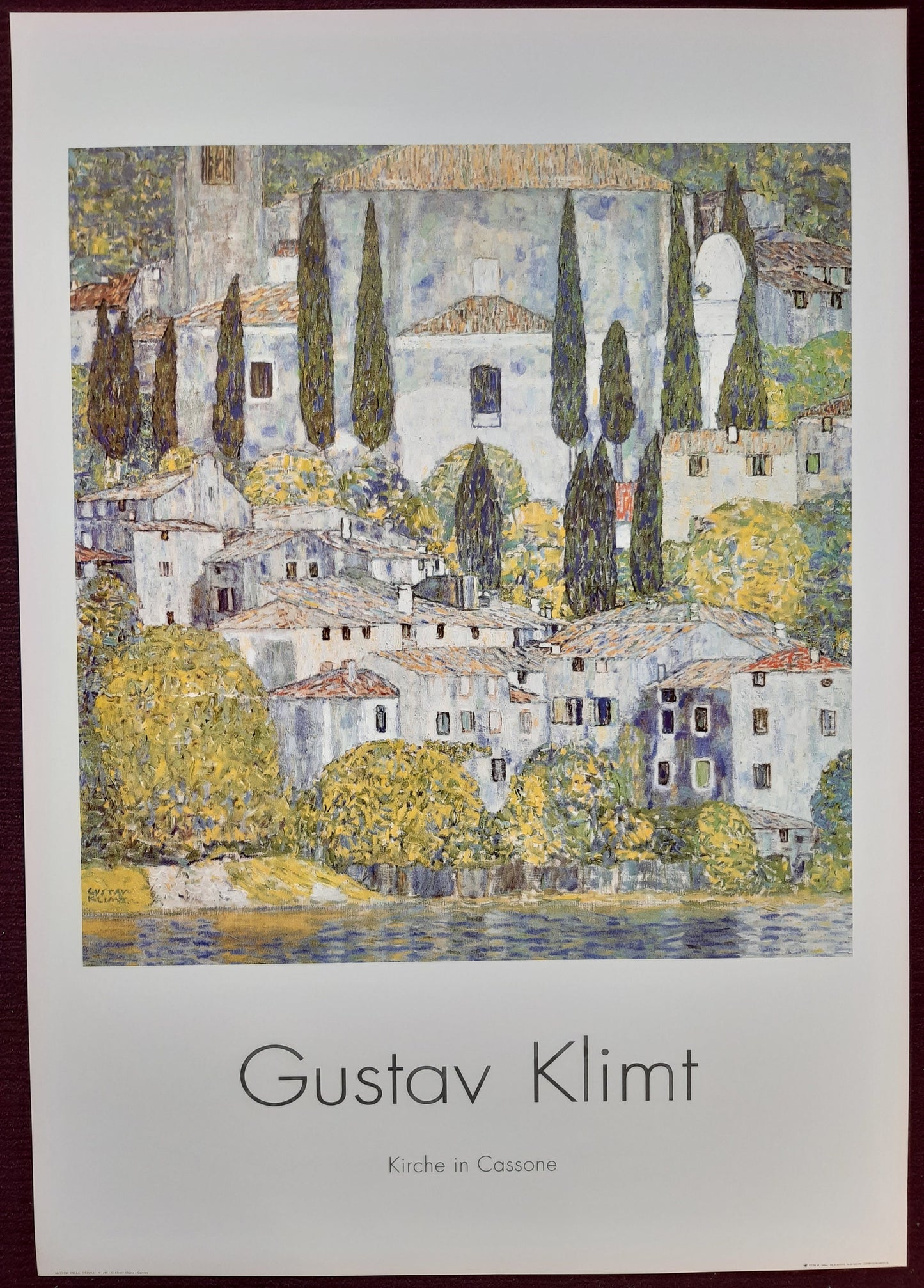 Klimt original art poster - 27.6"×39.0" (70×99cm)