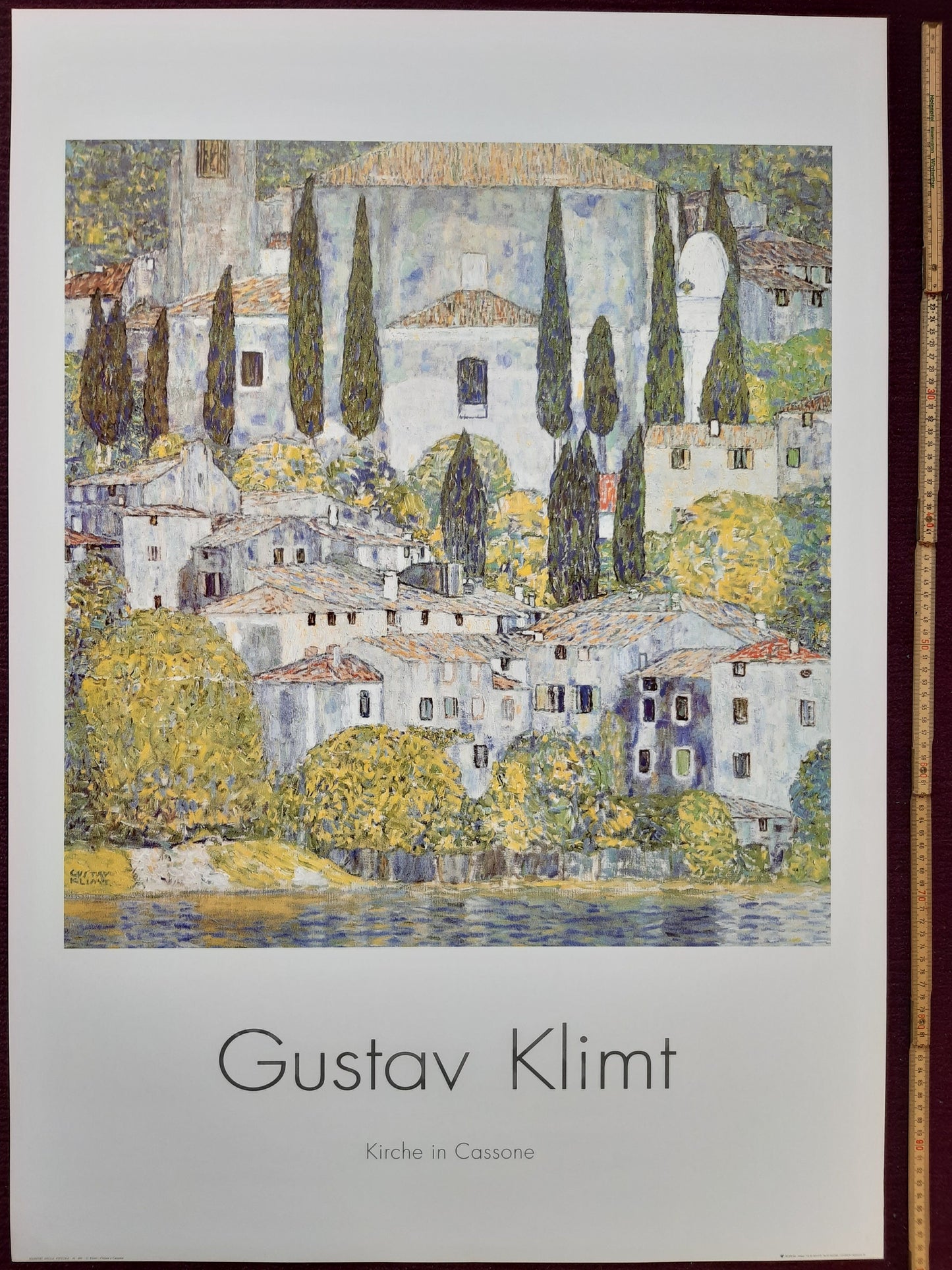 Klimt original art poster - 27.6"×39.0" (70×99cm)