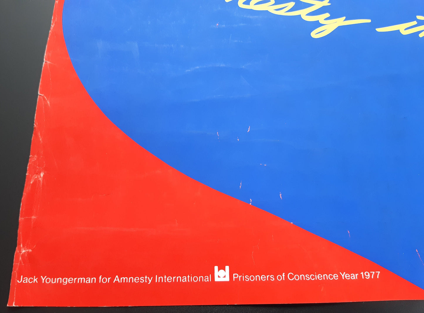 Amnesty International Youngerman original poster - 25.3"×31.9" (64.2×81cm)
