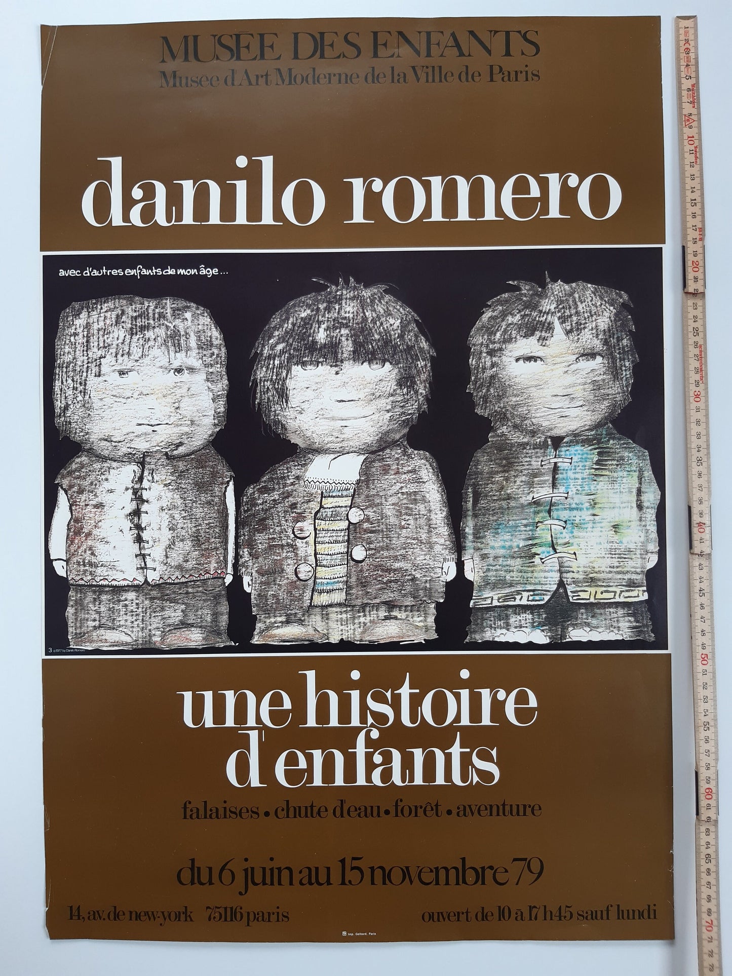 Danilo Romero original art poster - 24.0"×33.1" (61×84cm)
