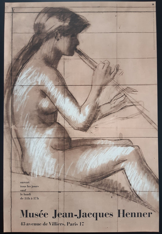 Musée Jean-Jacques Henner Paris original art poster - 15.4"×22.8" (39×58cm)