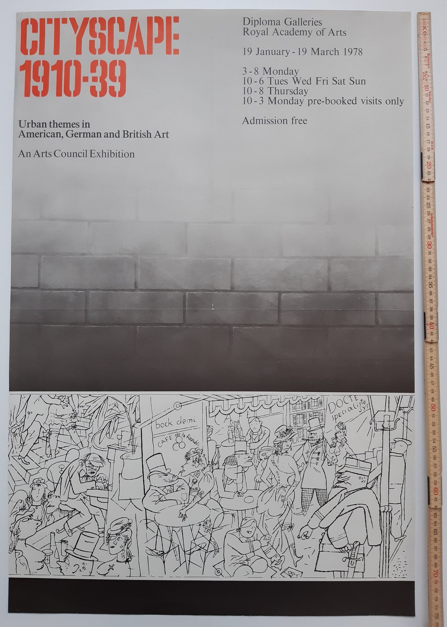 Royal Academy of Arts original poster - 20.1"×29.9" (51×76cm)