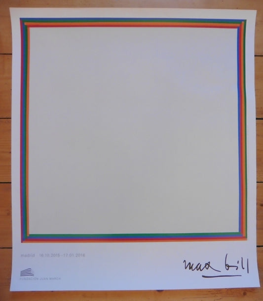Max Bill original Art Poster - 26.8"×30.3" (68×77cm)