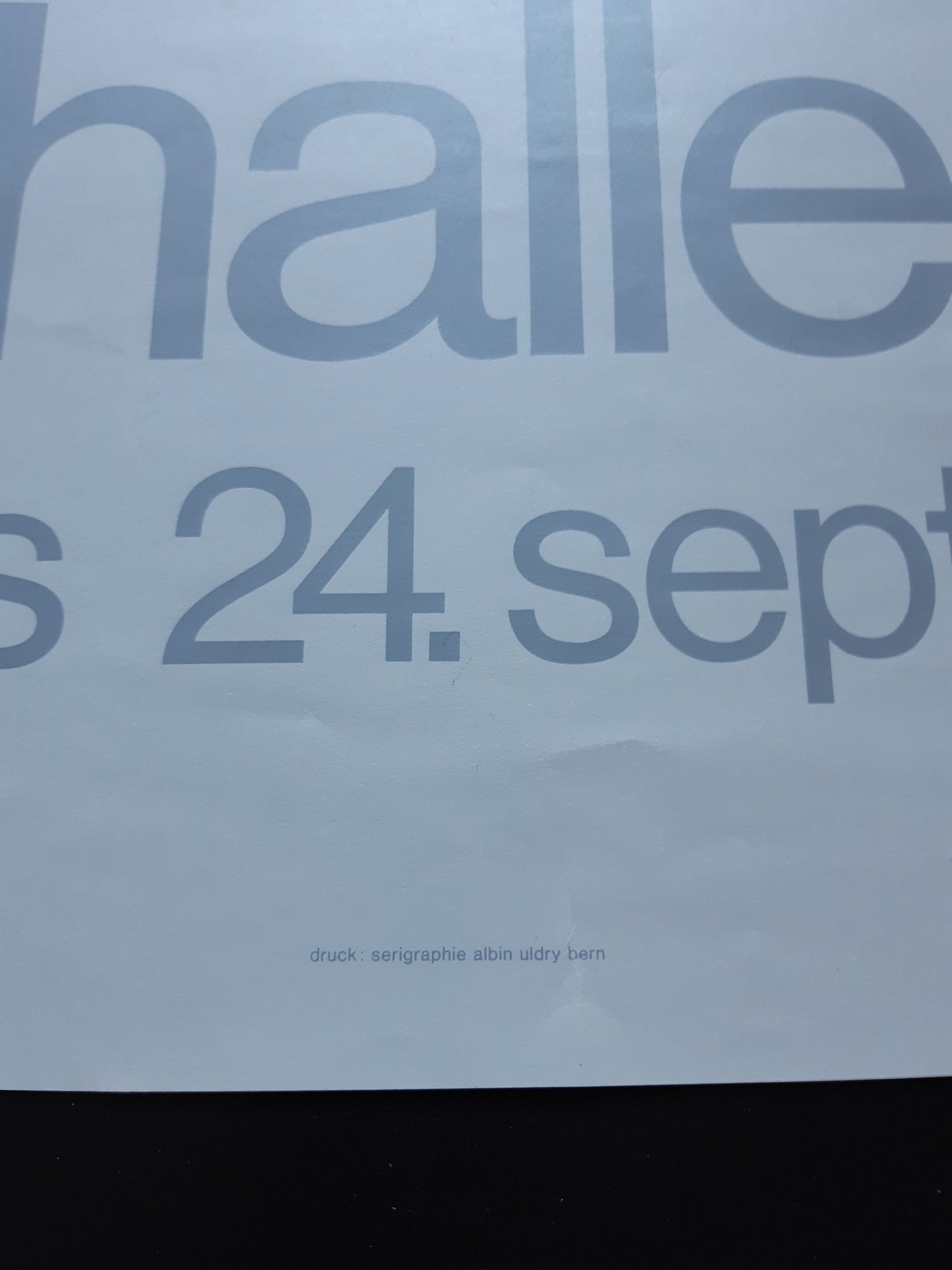 Fritz Glarner art exhibition poster - 27.2"×39.4" (69×100cm)