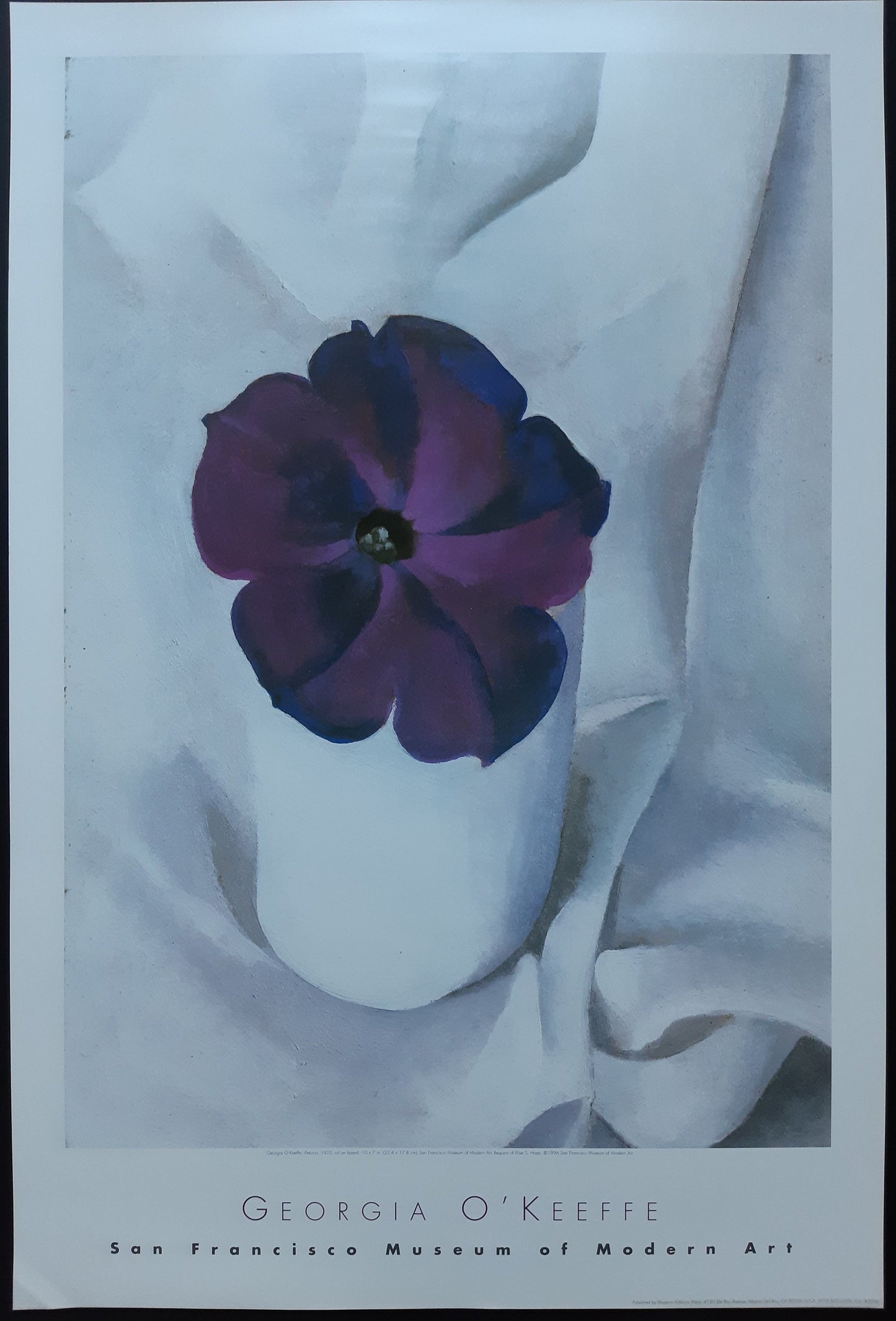 Georgia O'Keeffe original art poster - 24.0"×35.8" (61×91cm)