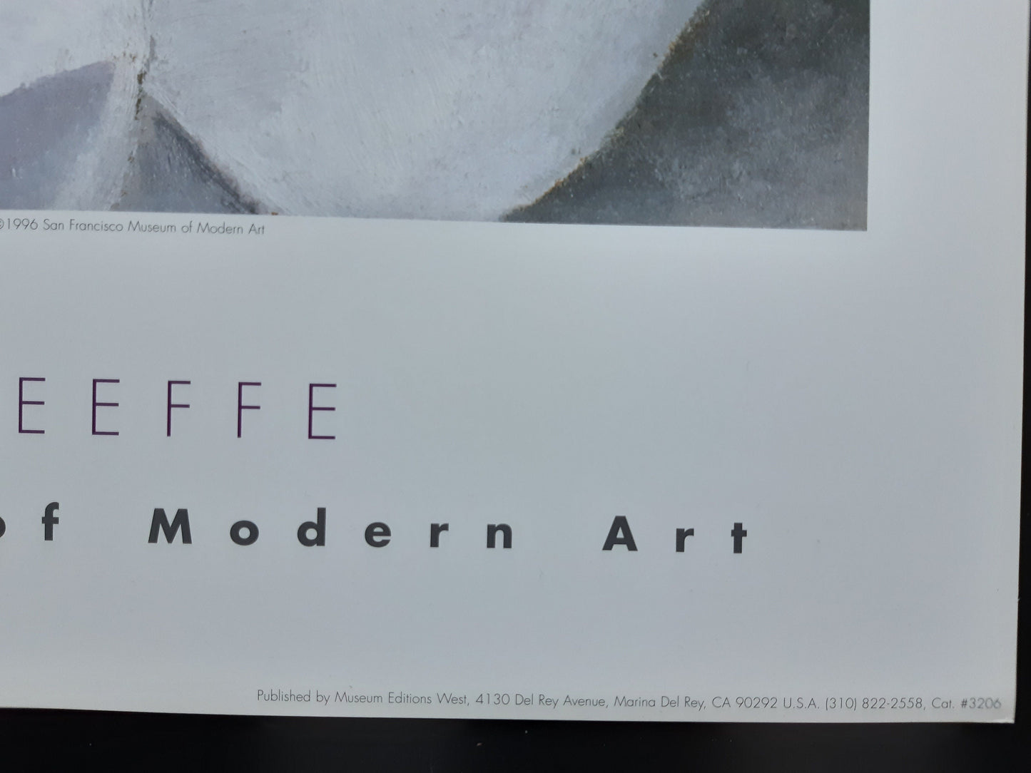 Georgia O'Keeffe original art poster - 24.0"×35.8" (61×91cm)