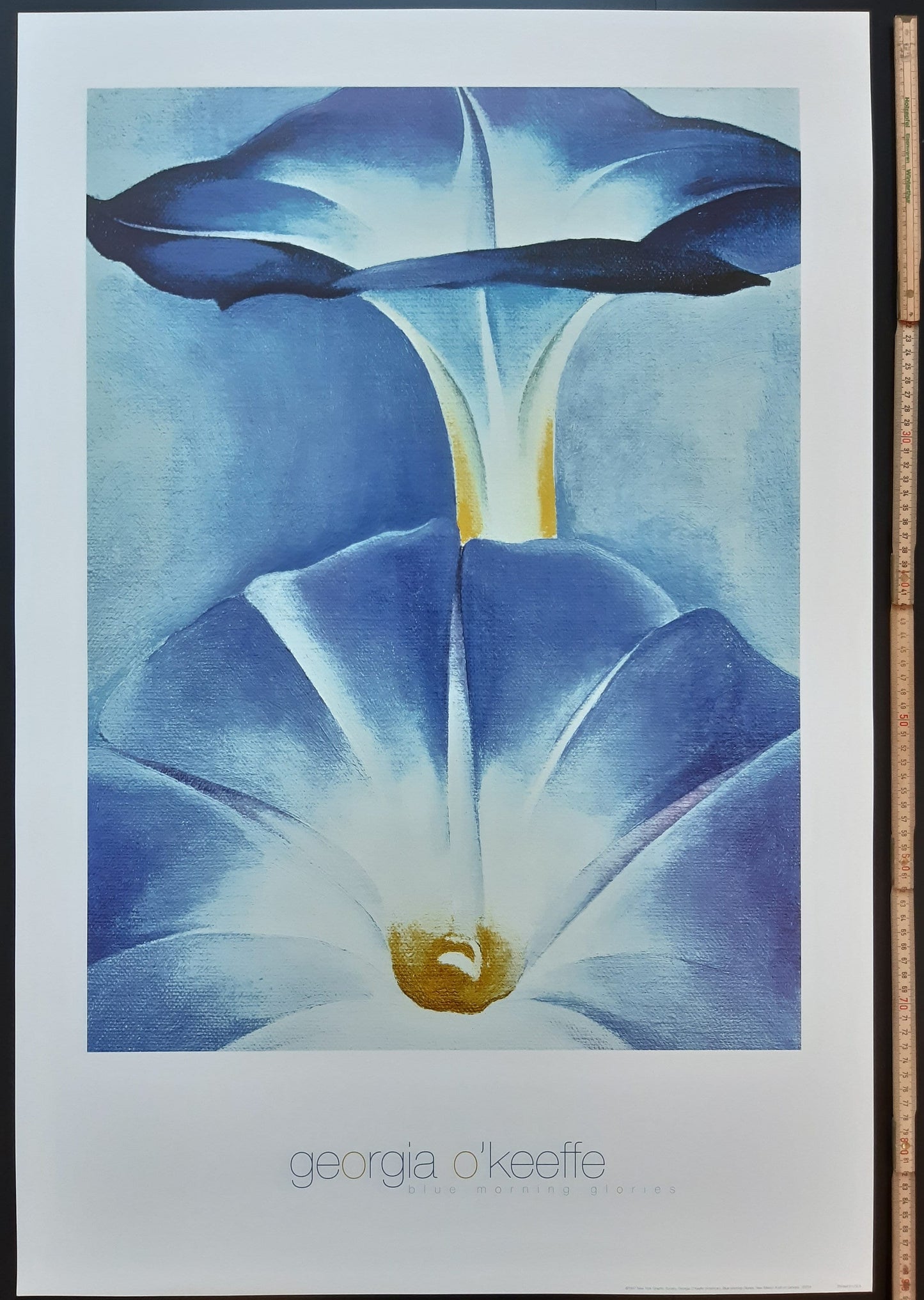 Georgia O'Keeffe original art poster - 24.0"×36.0" (61×91.5cm)