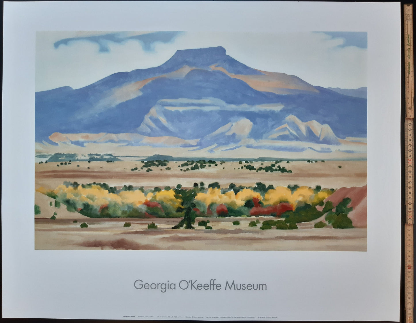 Georgia O'Keeffe original art poster - 29.9"×24.0" (76×61cm)