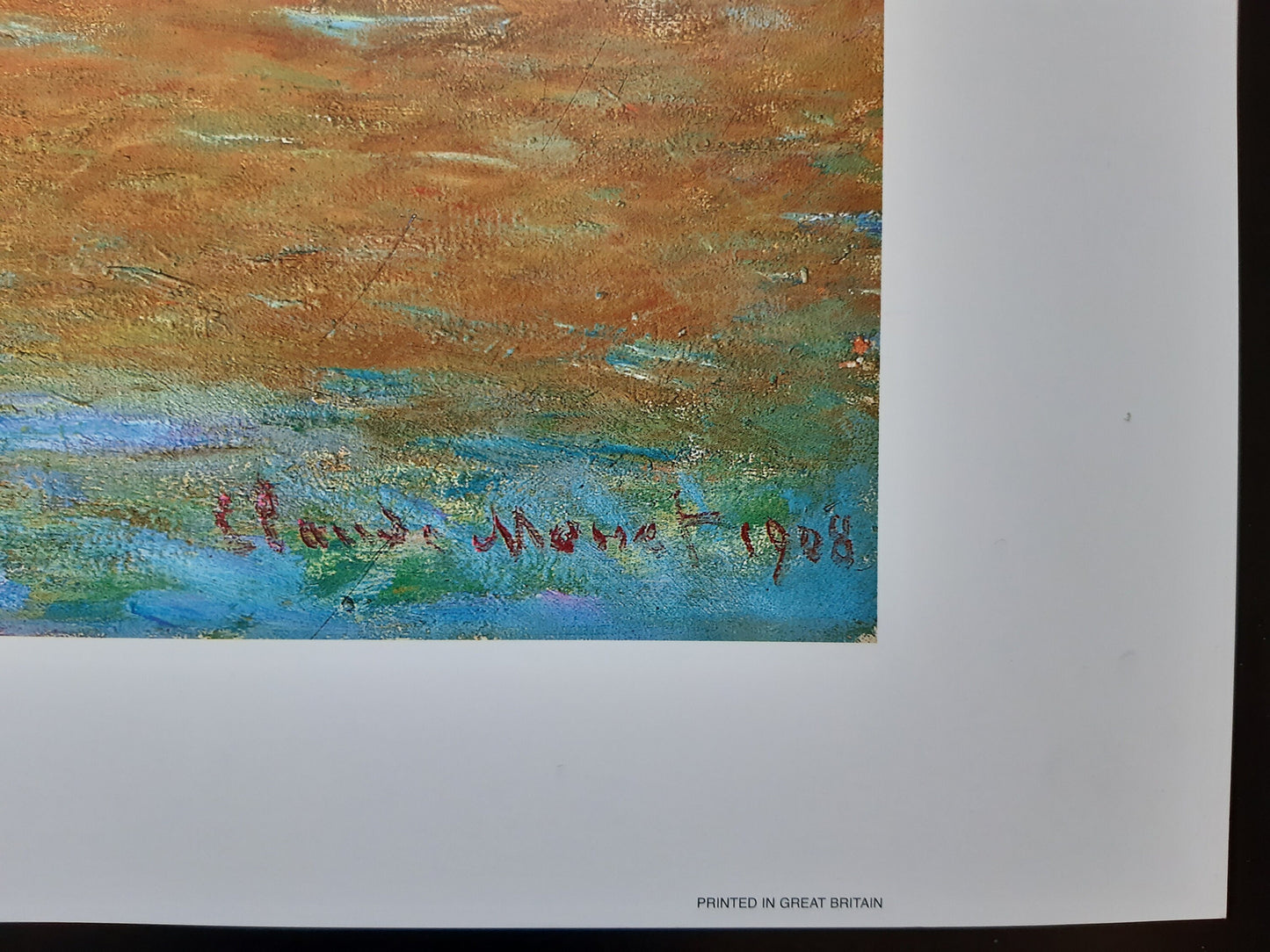 Claude Monet original art poster - 27.6"×19.7" (70×50cm)