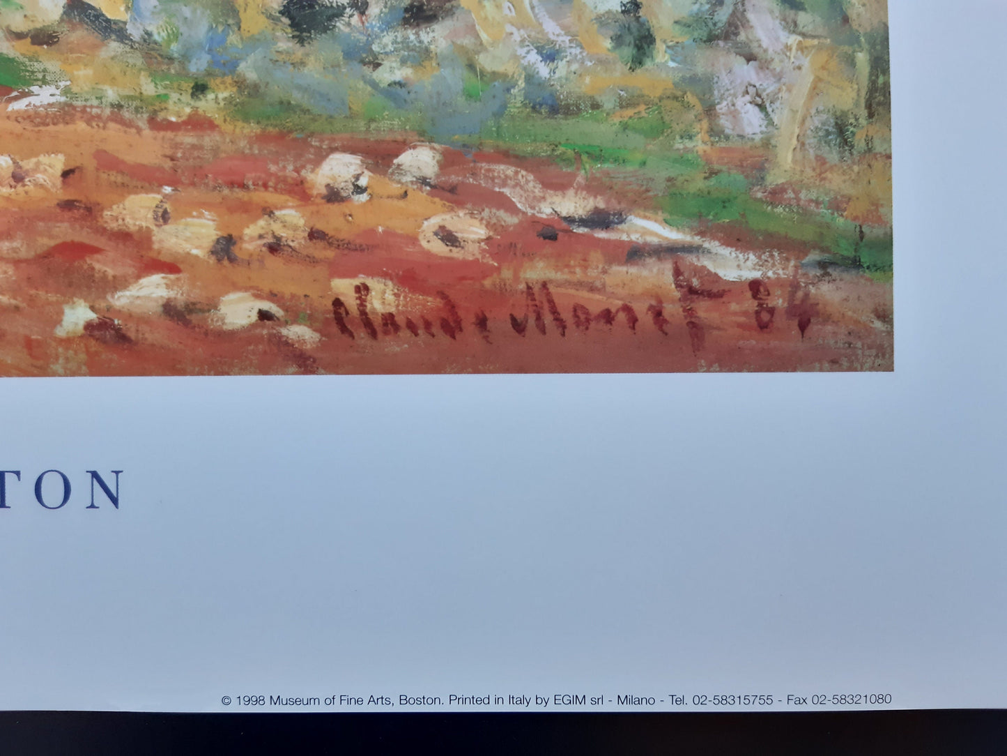Claude Monet original art poster - 31.5"×23.6" (80×60cm)