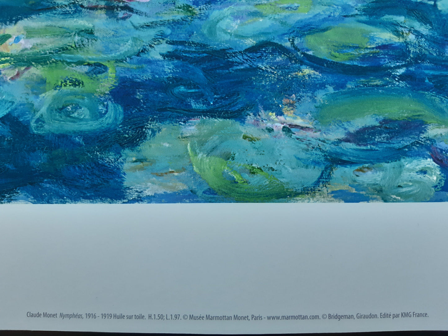 Claude Monet original art poster - 31.5"×23.6" (80×60cm)