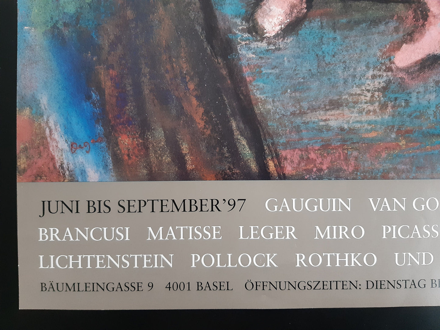 Edgar Degas original art poster - 23.2"×33.1" (59×84cm)