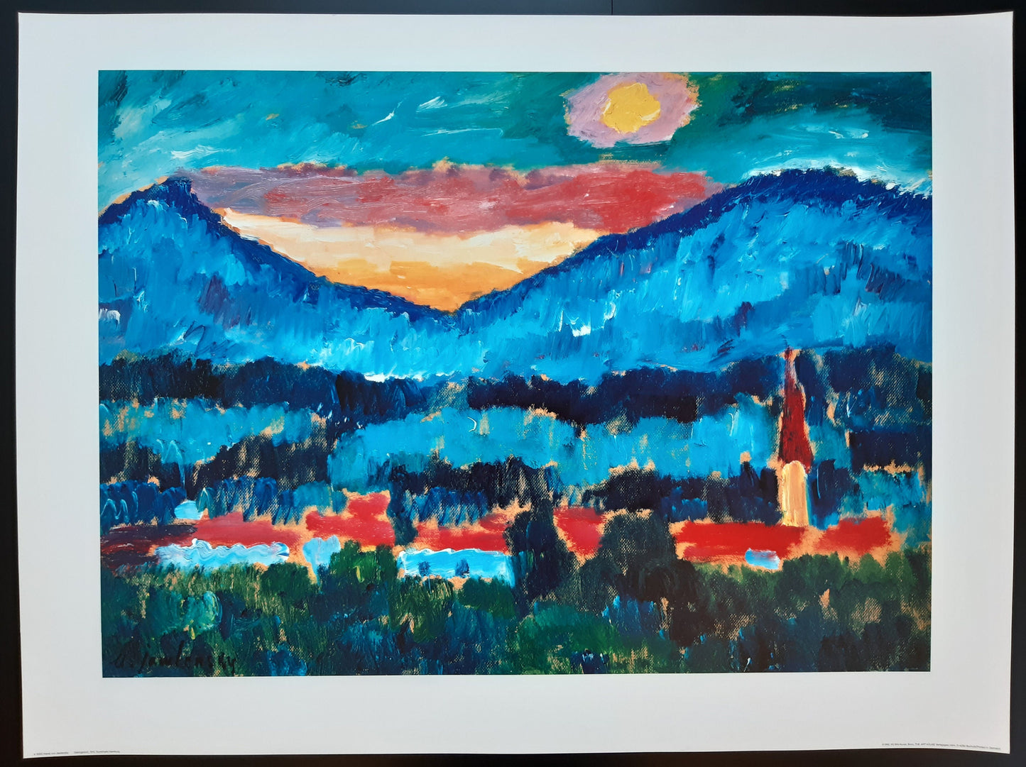 Alexej von Jawlensky original art print - 31.5"×23.6" (80×60cm)