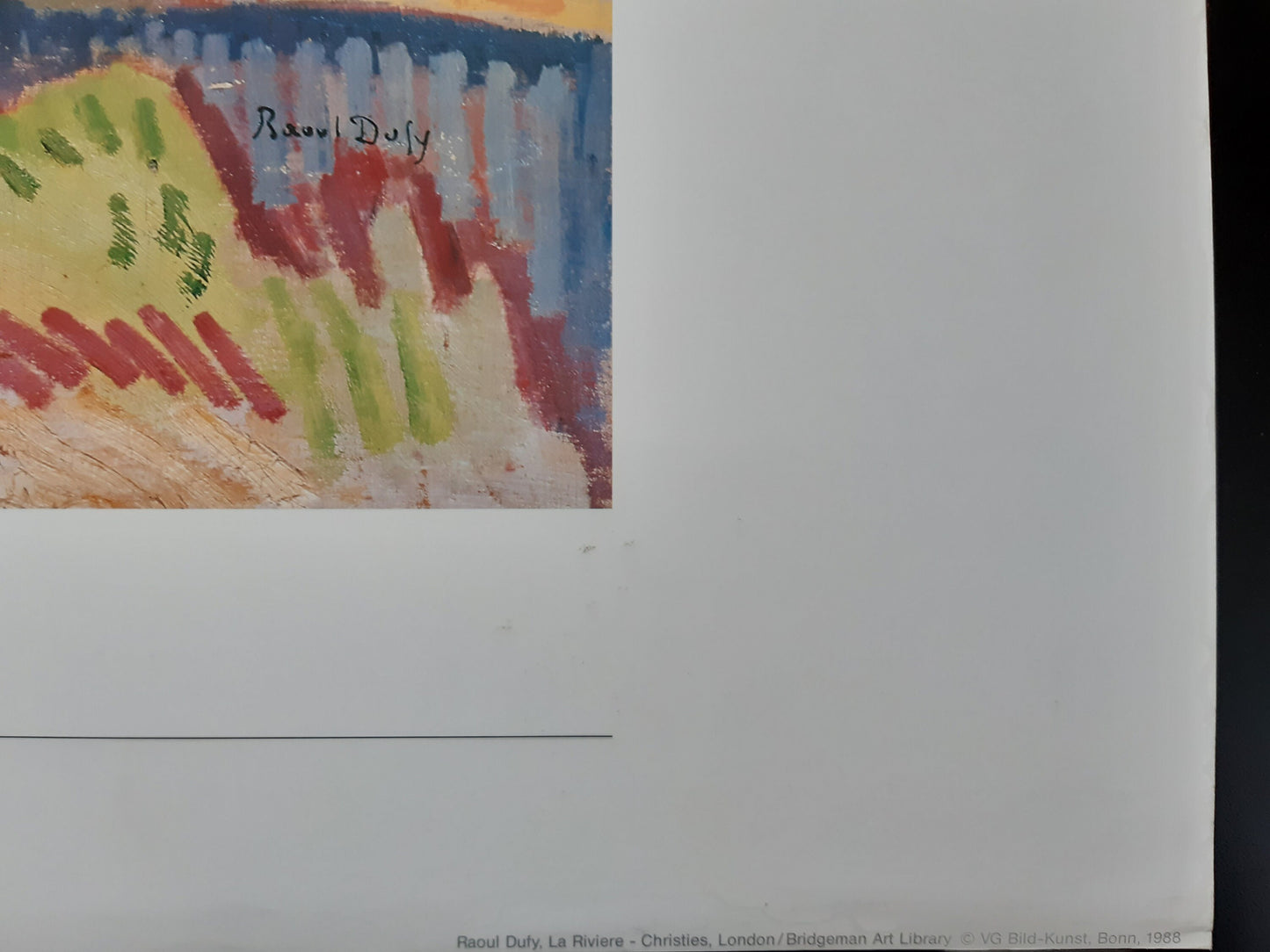 Raoul Dufy original art print - 27.6"×19.7" (70×50cm)