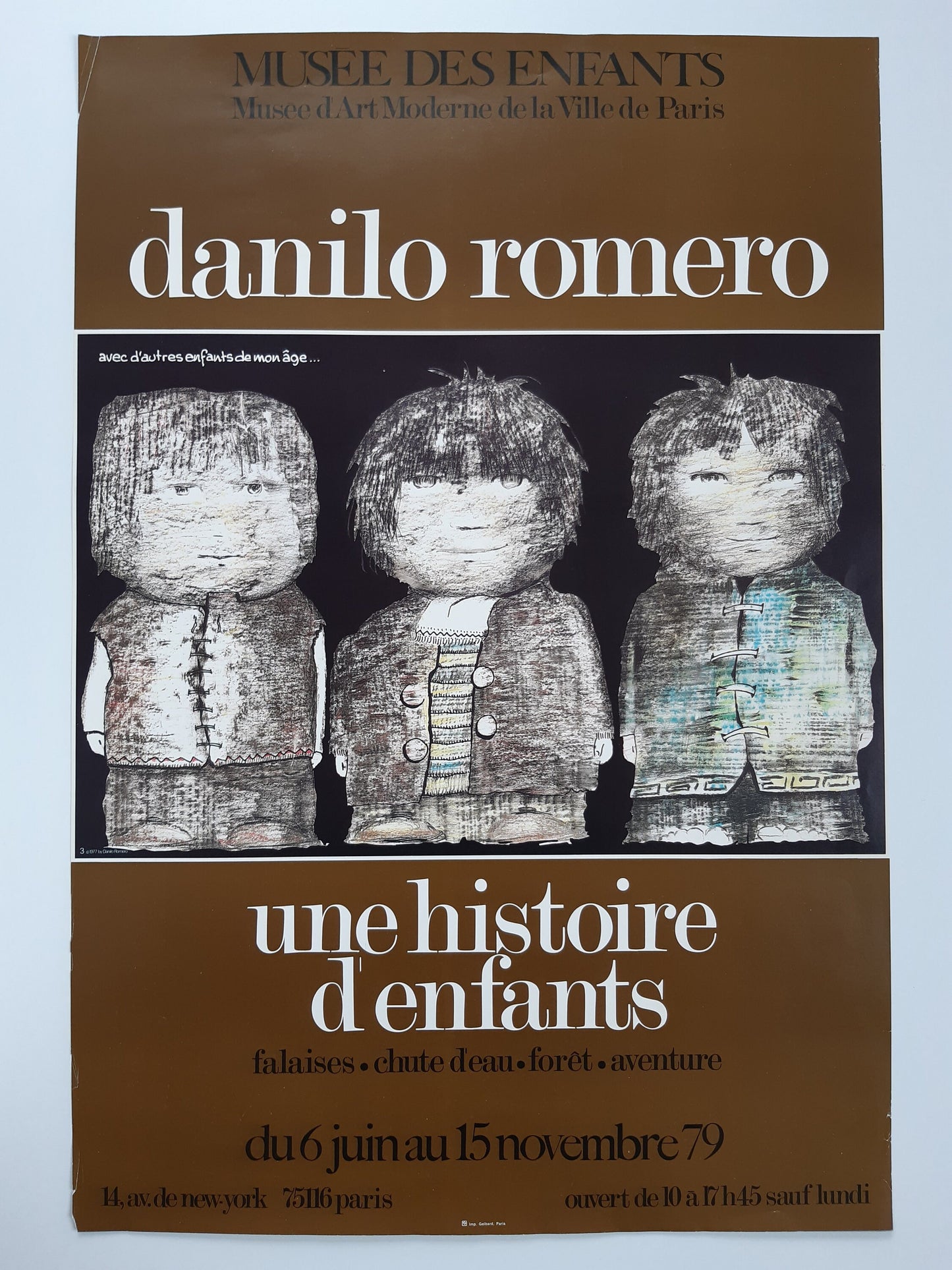 Danilo Romero original art poster - 24.0"×33.1" (61×84cm)