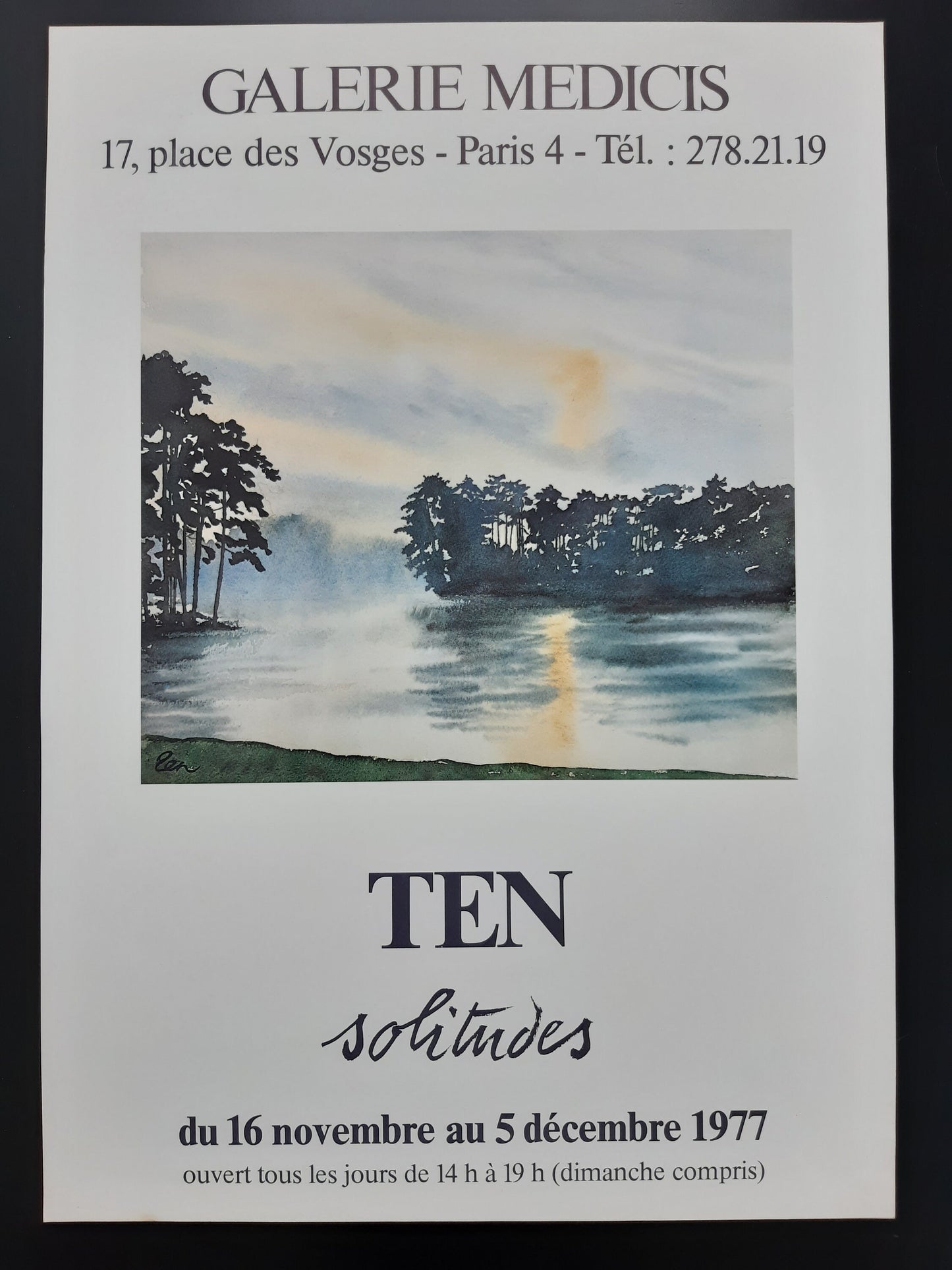 TEN original art poster