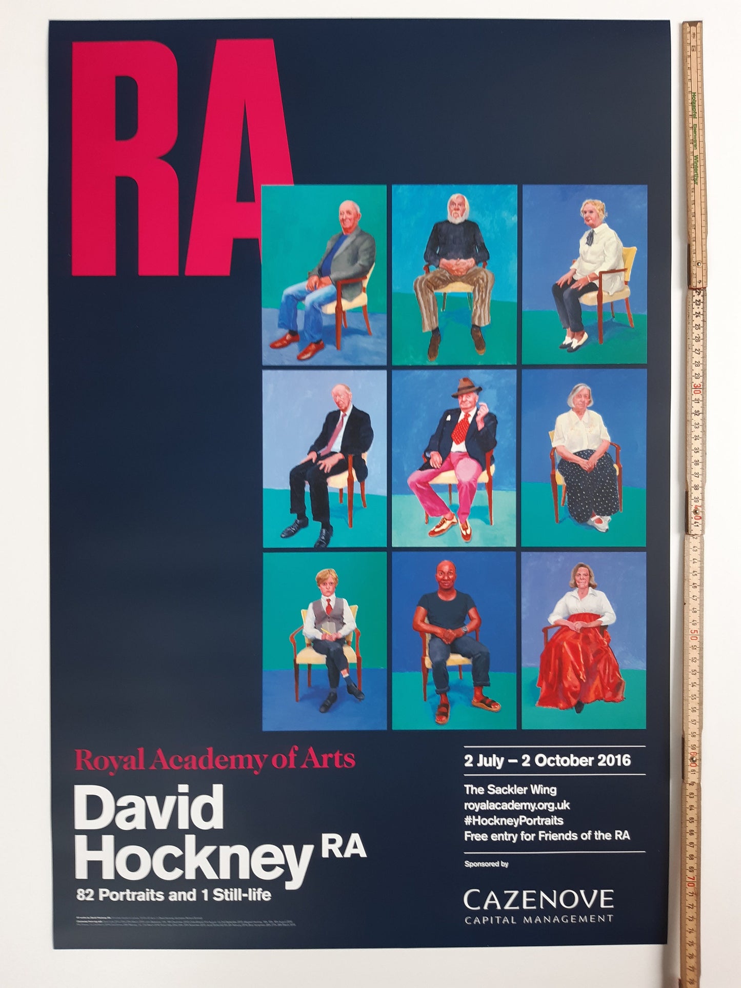 David Hockney original art poster