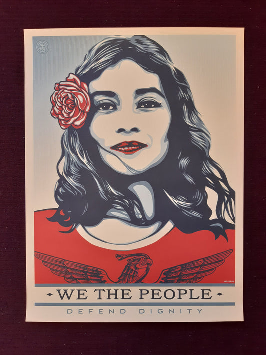 Shepard Fairey We the People poster - 18.1"×24.0" (46×61cm)