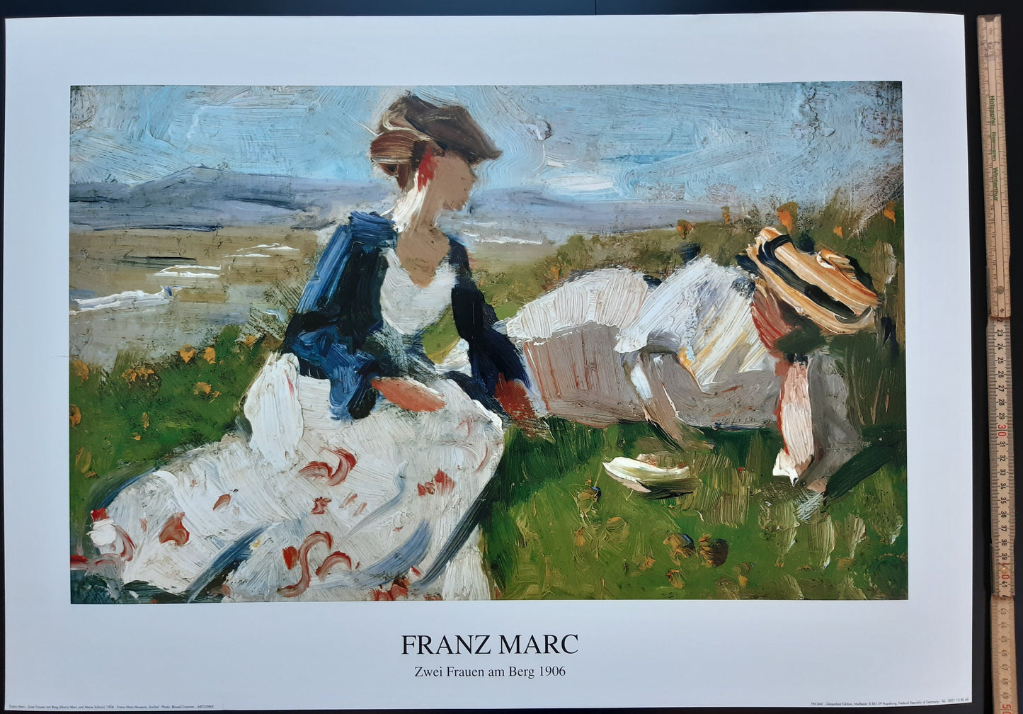 Franz Marc original art print - 27.6"×19.7" (70×50cm)