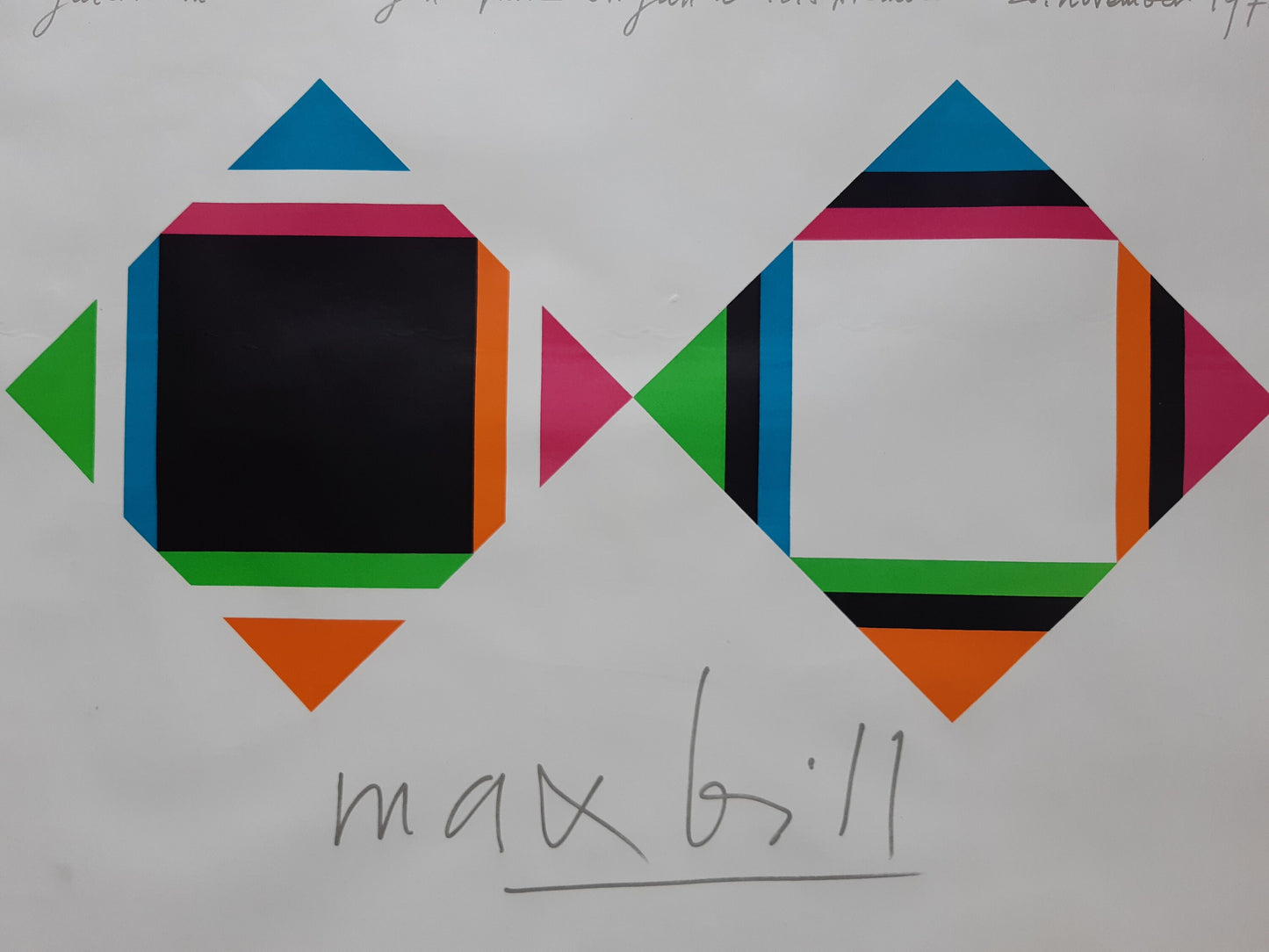 Max Bill vintage art poster - 24.8"×30.7" (63×78cm)
