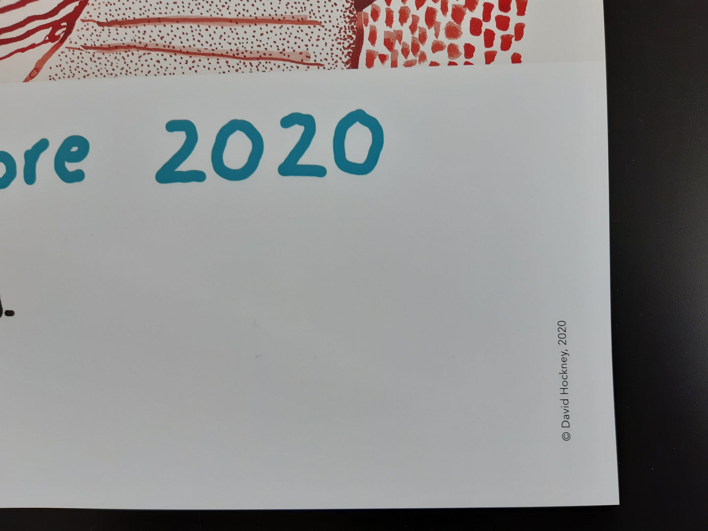 David Hockney original art poster - 23.6"×31.5" (60×80cm)