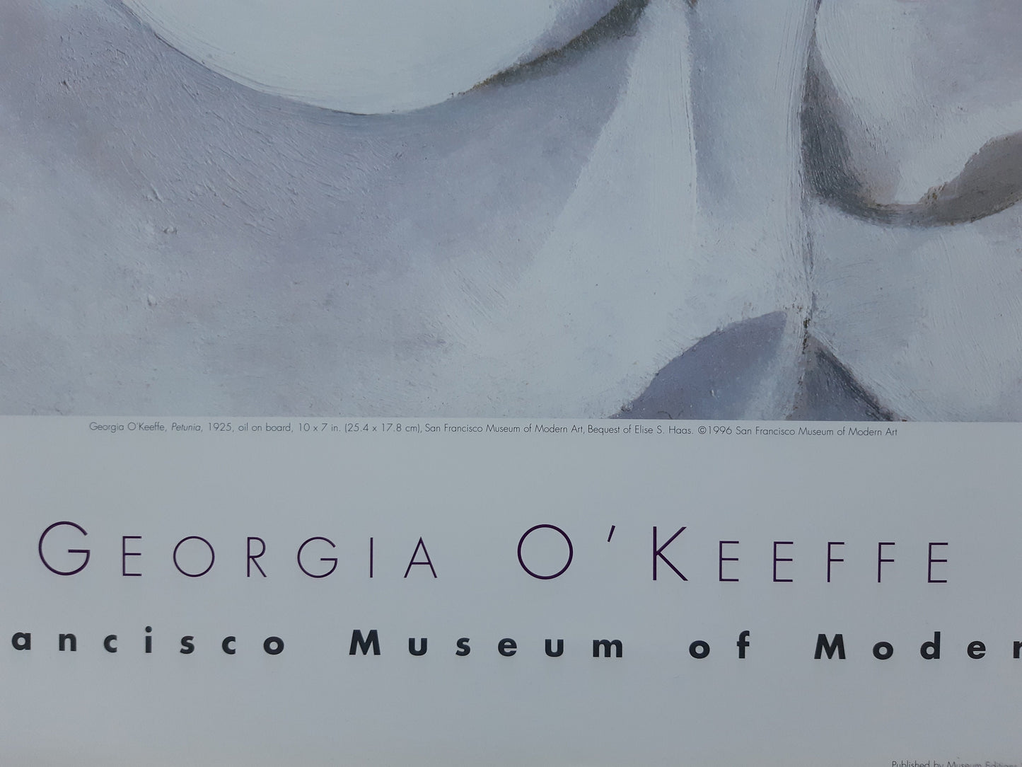 Georgia O'Keeffe original art poster - 24.0"×35.8" (61×91cm)