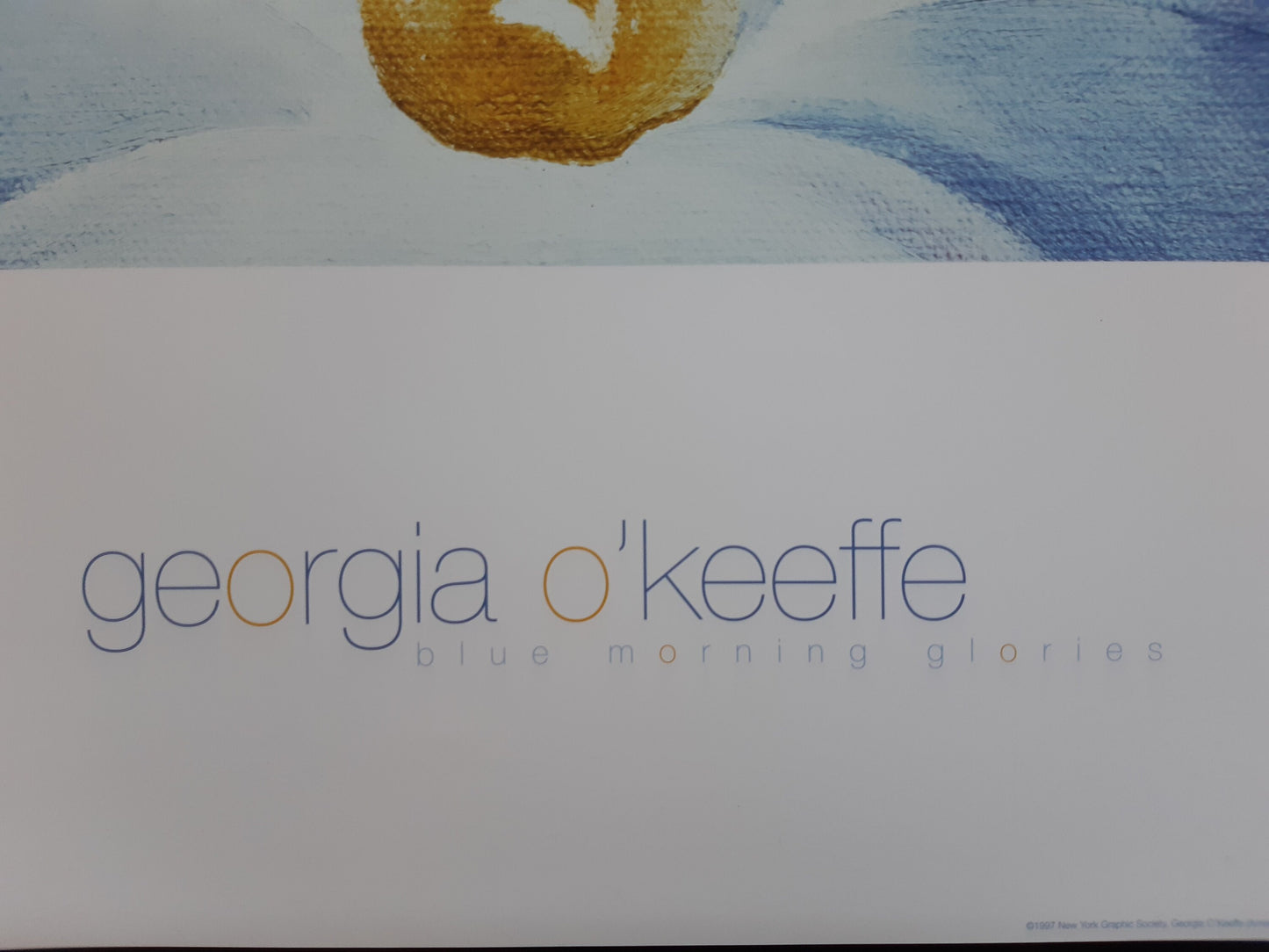 Georgia O'Keeffe original art poster - 24.0"×36.0" (61×91.5cm)