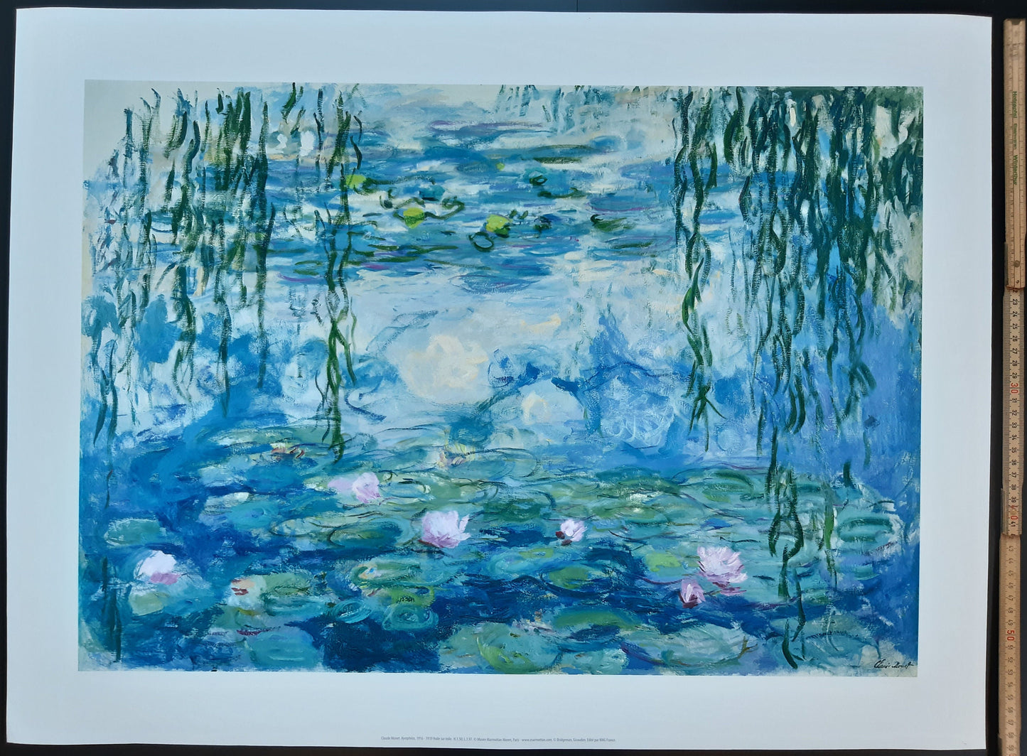 Claude Monet original art poster - 31.5"×23.6" (80×60cm)