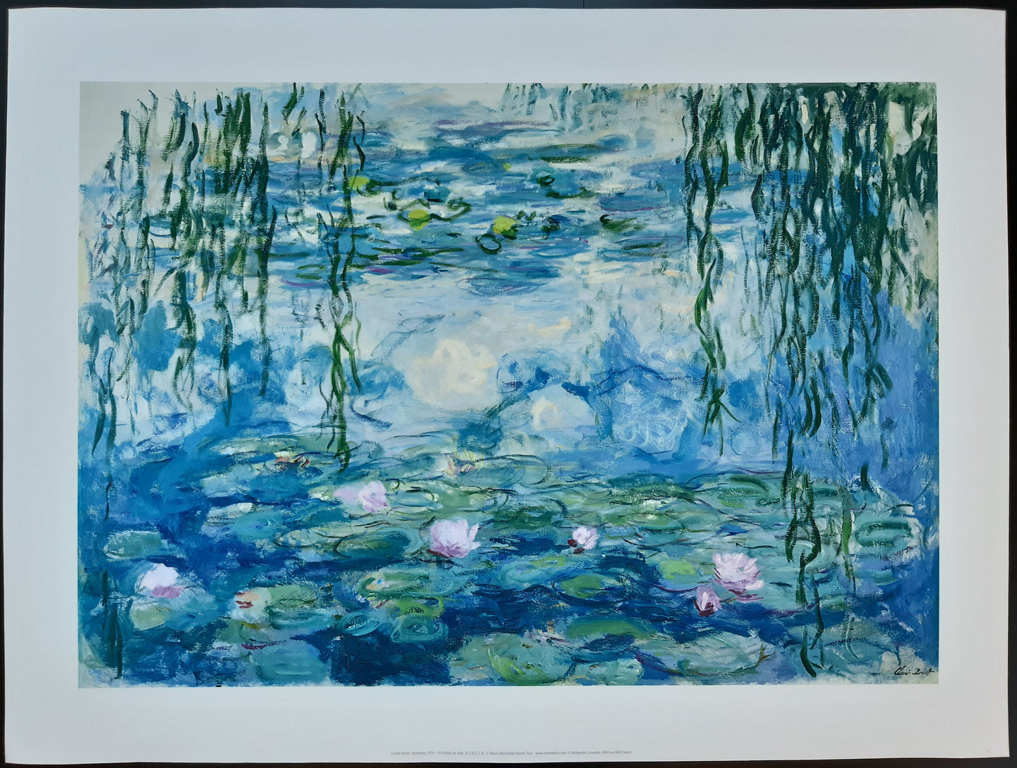 Claude Monet original art poster - 31.5"×23.6" (80×60cm)