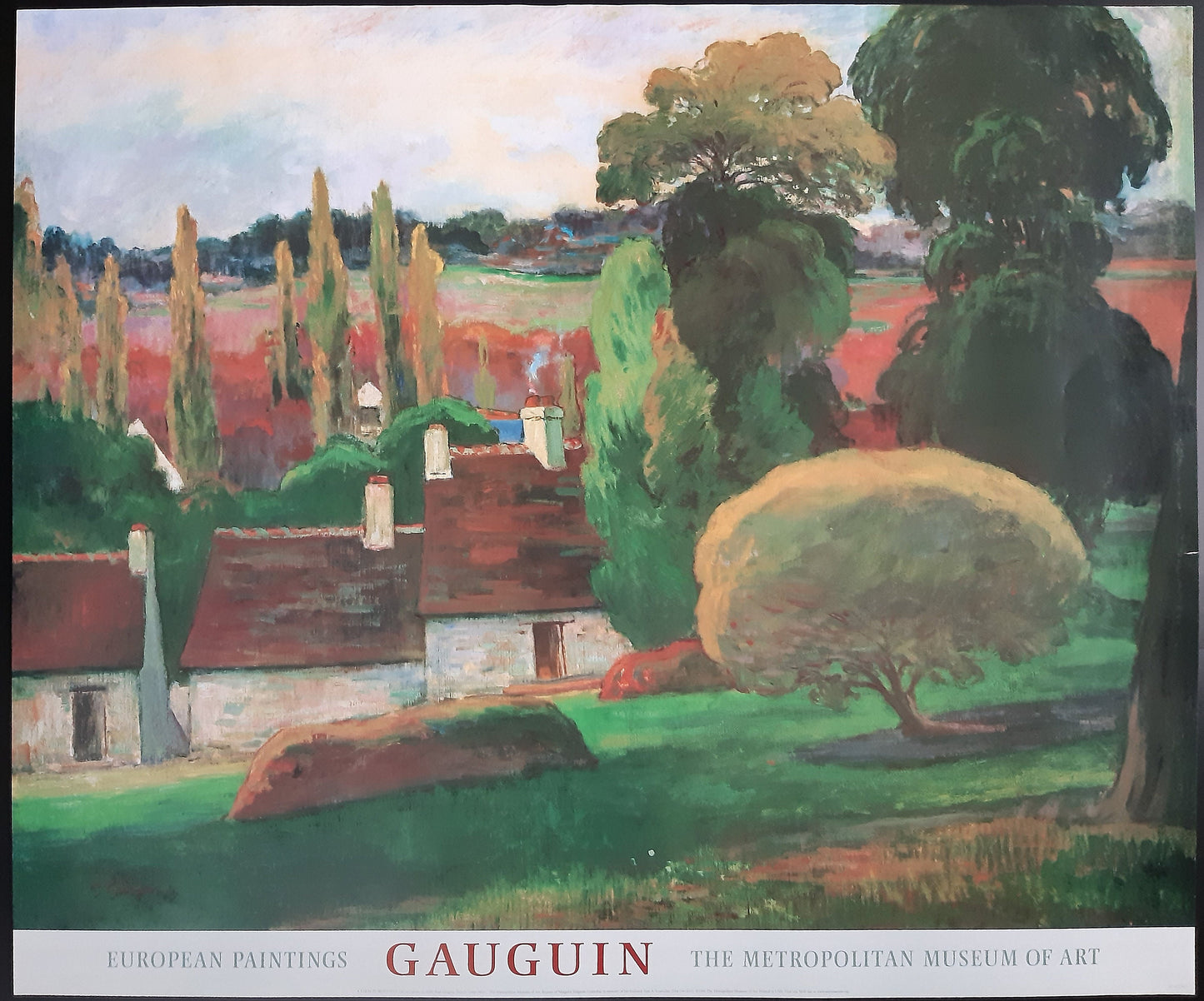 Paul Gauguin original art poster - 31.1"×37.0" (79×94cm)