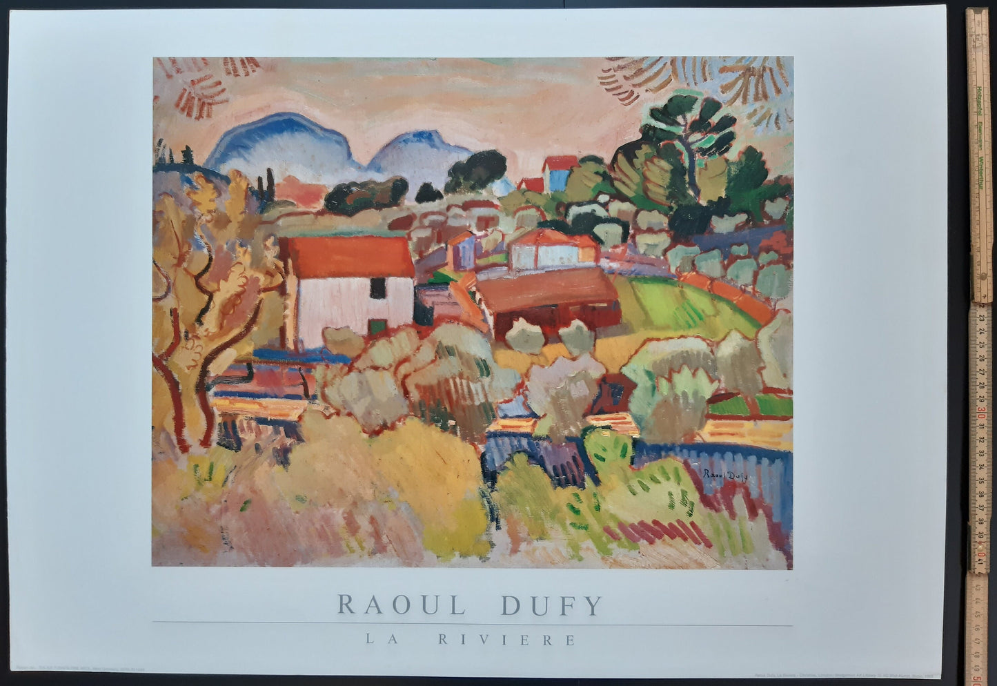 Raoul Dufy original art print - 27.6"×19.7" (70×50cm)