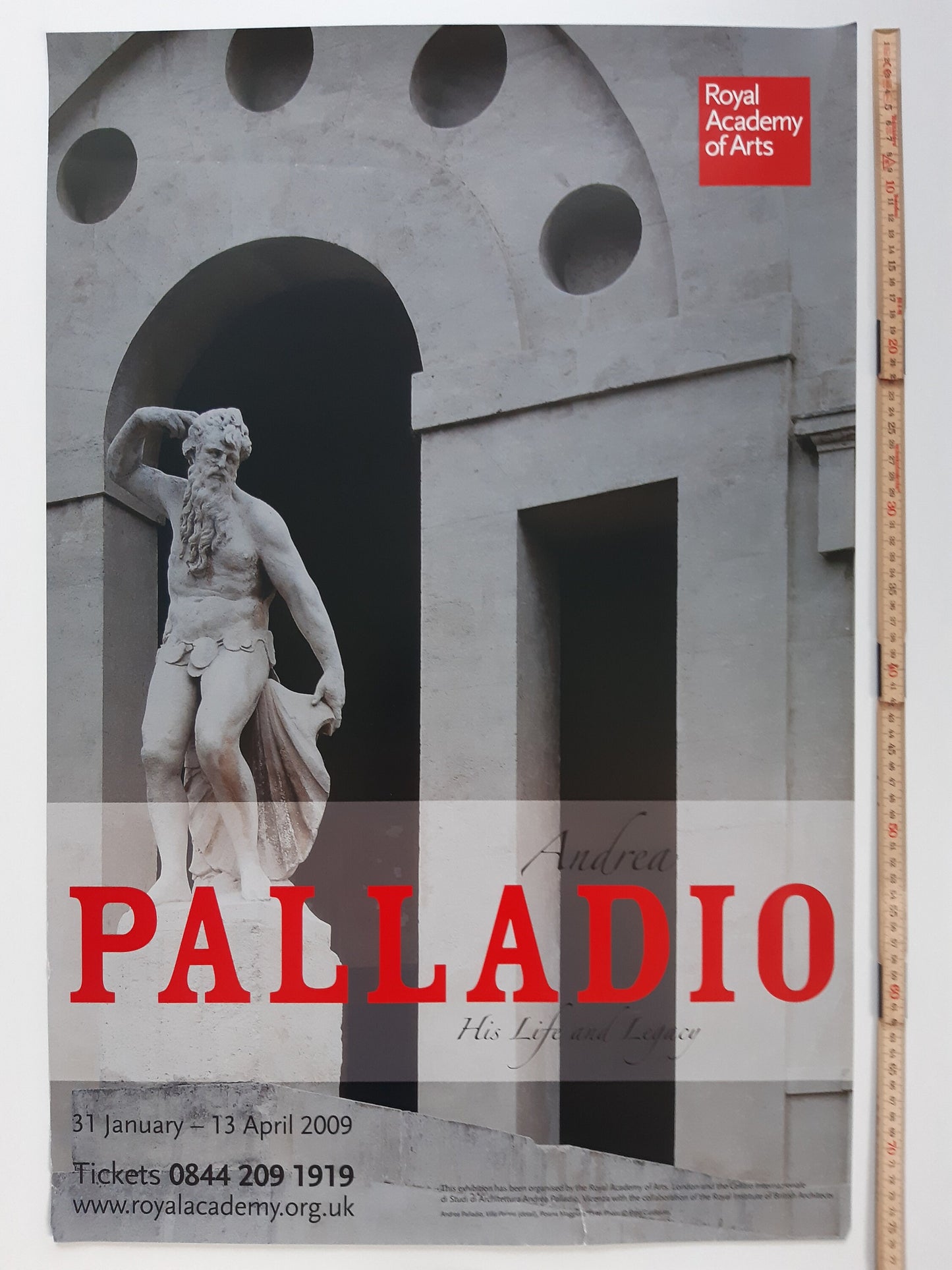 Palladio museum exhibition poster - 20.1"×29.9" (51×76cm)