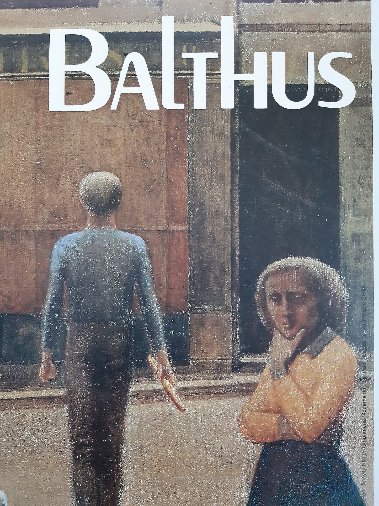 Balthus original art exhibition poster - 19.3"×27.6" (49×70cm)